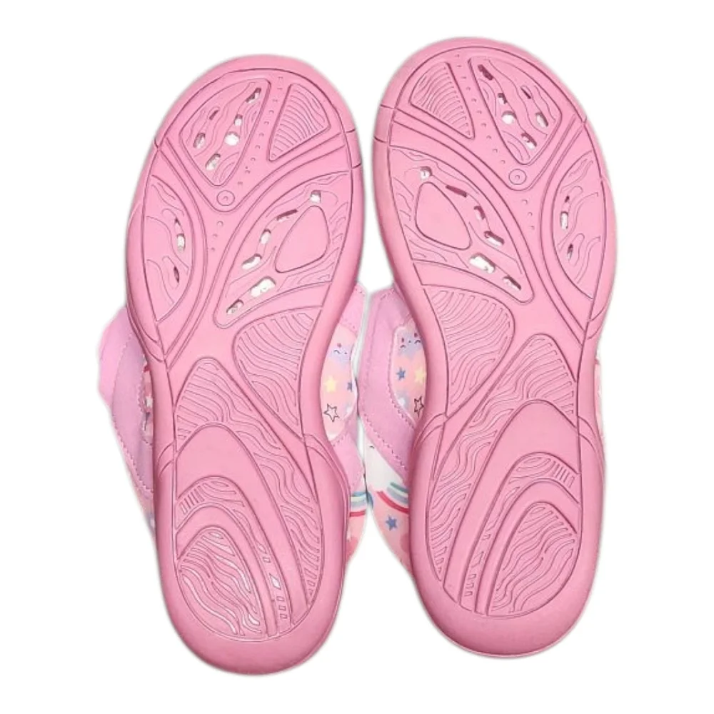 New Unicorns & Stars Pink Girls Water Shoes Size 5 NWT